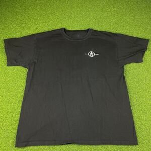 Y2K Cowboy Up Black Western Graphic Short Sleeve Crew Neck T-Shirt Sz XL